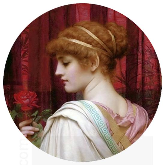 John William Godward Chloris  A Summer Rose China oil painting art